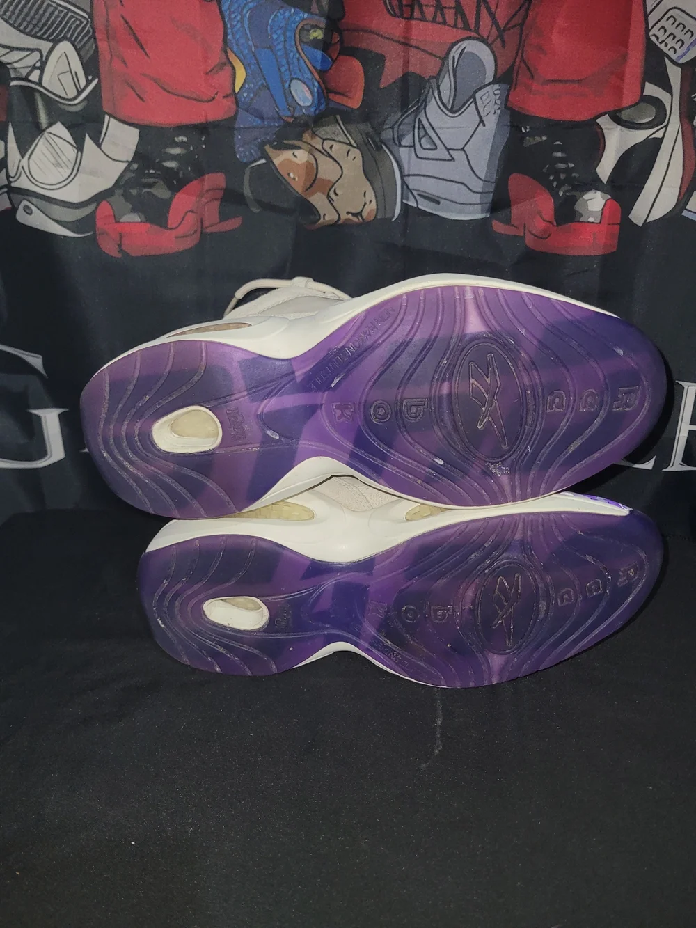Reebok Question Mid Sneakers Cam'Ron DipSet Purple Camo